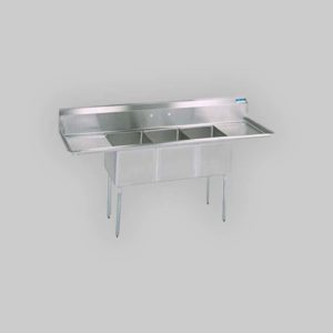 3-compartment-sink-with-drainboards